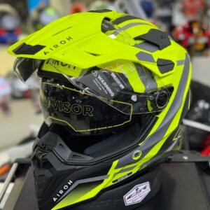 AIROH CASCO COMM2 MAVICK YELLOW  MATT