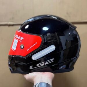 LS2 CASCO FF-353 RAPID BLACK  GLOSS