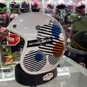 MT CASCO LE MANS 2 SV ZERO A4 L ORANGE PEARL