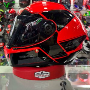 AXXIS CASCO SONAR C5 RED GLOSS FLUOR