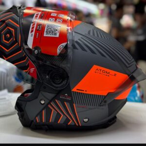 MT CASCO ATOM 2 SV STRANGE C4 ORANGE MATT