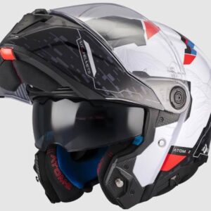 MT CASCO SV ATOM 2 HIGHLAND A7 BLUE/WHITHE