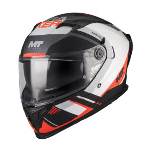 MT CASCO BRAKER INCEPTION B5 ORANGE BLACK GLOSS